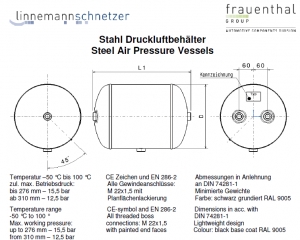 Druckluftbeh�lter 60l